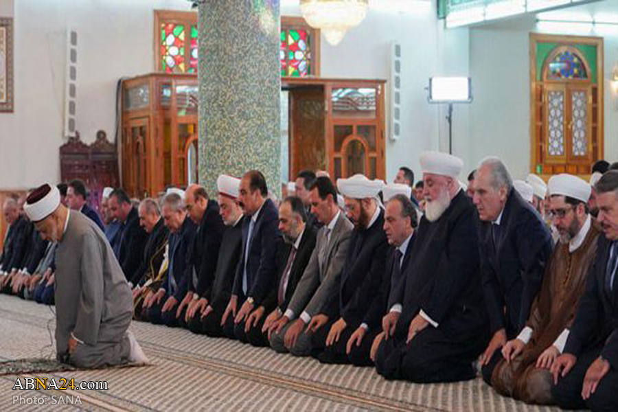 Syrian President performs Eid al-Fitr prayers in Damascus (+Photos)