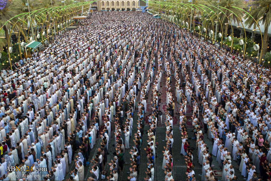 La prière de l'Aïd al-Fitr sur le campus de l'imam Hussein (AS) et de son frère Abbas (p) Eid Fitr