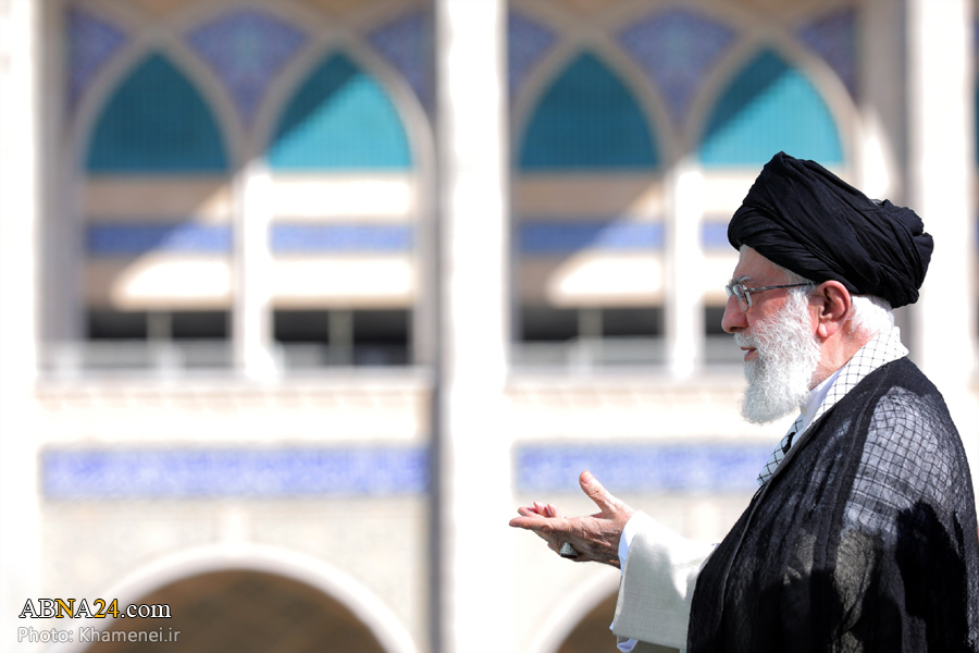 تقریر مصور/ صلاة عيد الفطر بإمامة قائد الثورة الاسلامية الامام الخامنئي