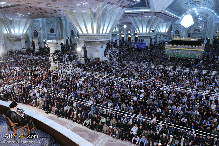 تقریر مصور/ قائد الثورة الاسلامية يلقي كلمة في مناسبة الذكرى السنوية لرحيل الامام الخميني (ره)