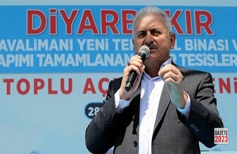 Binali Yıldırım Diyarbakır'da 'Kürdistan' dedi