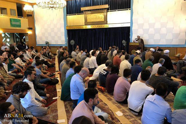 تقریر مصور/ إقامة صلاة عيد الفطر المبارك بمركز هامبورغ الاسلامي في إلمانيا
