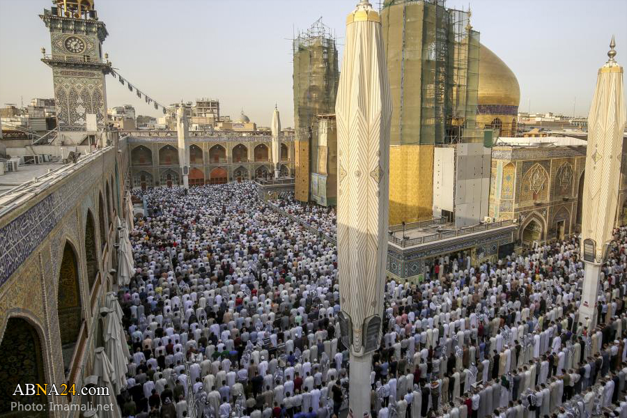 “El día del ‘Id Al-Fitr en el Santuario del Imam Alí (P)