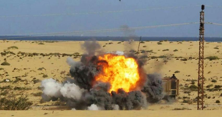 الجيش المصري يقضي على 5 إرهابيين بضربة جوية في العريش