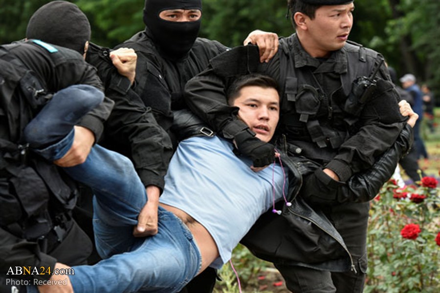 Manifestation à l'élection présidentielle au Kazakhstan