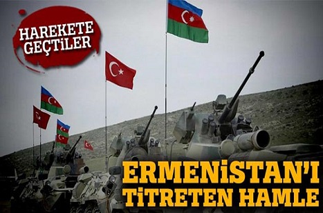 Türkiye ve Azerbaycan'dan Nahçıvan'da Ortak Tatbikat