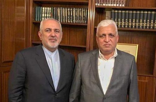 فالح الفياض يبحث مع ظريف العلاقات الثنائية بين "بغداد وطهران"