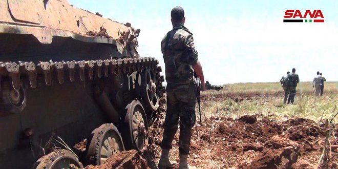 Neutralisation de terroristes du Front Nosra dans la banlieue de Hama