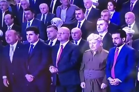 Mevlüt Çavuşoğlu'ndan sözde "Kürdistan şehitleri" için saygı duruşu!