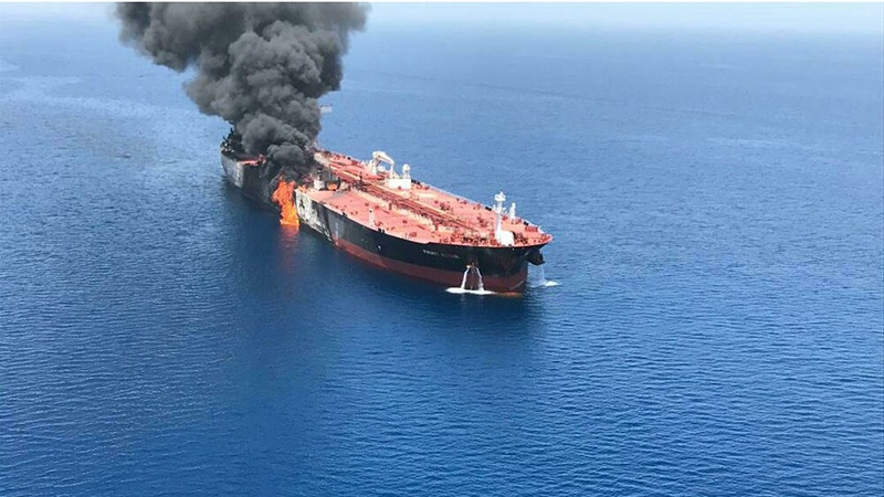 AL Iran Selidiki Ledakan Kapal Tanker di Laut Oman