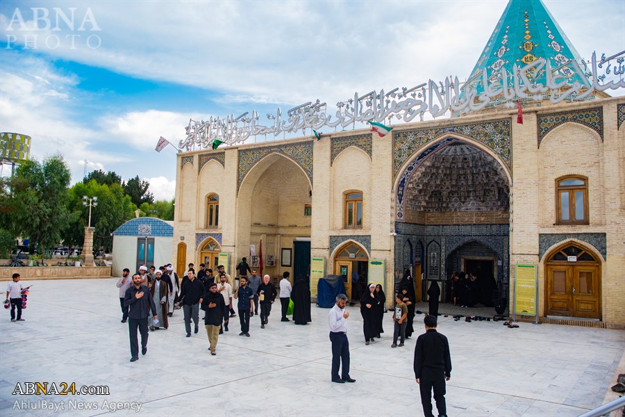 تقریر مصور/ مواكب عزائية بمناسبة هدم قبور الائمة (ع) في البقيع بمدينة قم المقدسة