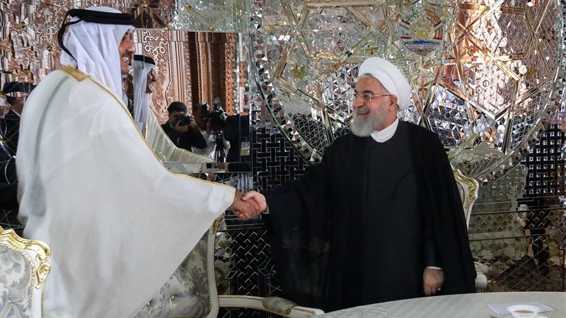 ローハーニー大統領、「イランはカタールとこれまで以上の関係拡大を期待」
