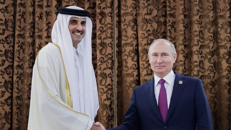 Putin dan Emir Qatar Bahas Isu-isu Kawasan di Dushanbe
