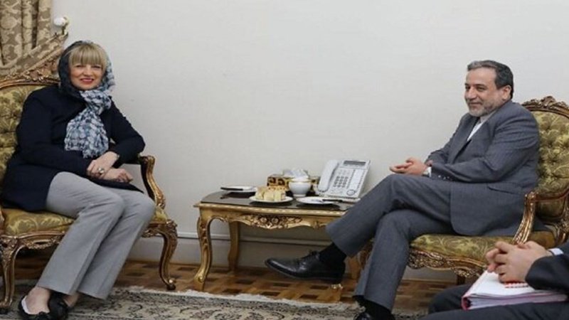Konsultationen von Irans Vizeaußenminister Araghchi und EAD-Generalsekretärin Schmid in Teheran