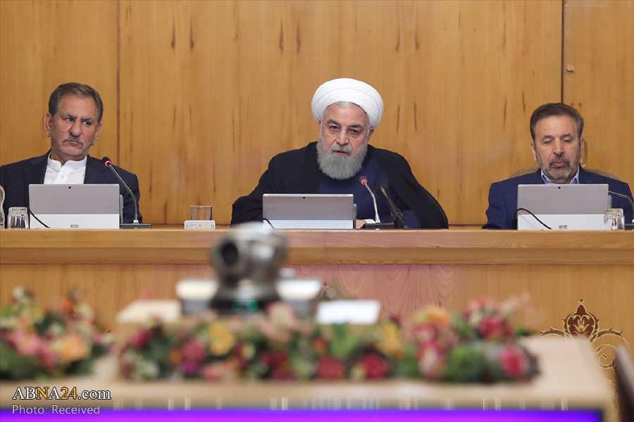  Pres. Rouhani: US actions against Iranian nation not sanction, but crime against humanity, economic terrorism