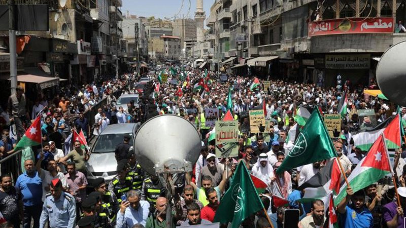 Proteste in Jordanien gegen die Konferenz in Bahrain zu amerikanischem "Jahrhundert-Deal"