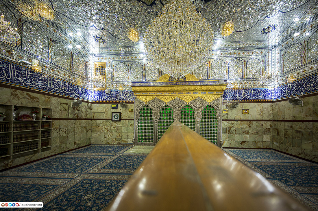 تقریر مصور/ صور فنية وحصرية لموقع خيام عائلة الامام الحسين في كربلاء