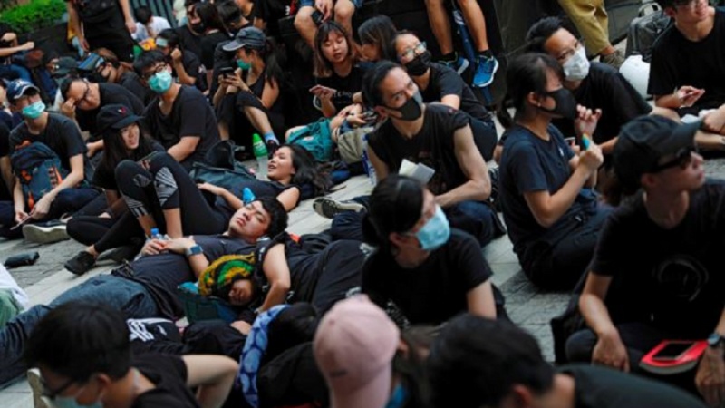 香港警方谴责该地区人民的抗议活动