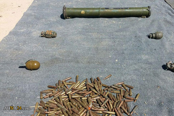 Syrian forces find Israeli weapons, ammo in Damascus, Quneitra (+Photos)