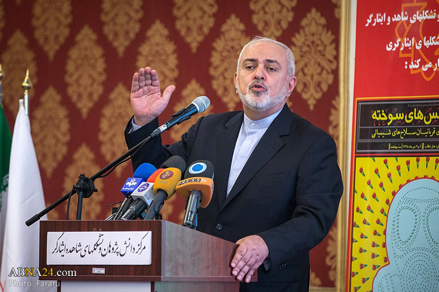 Iran's Zarif mocks atomic-armed US for humanitarian claims