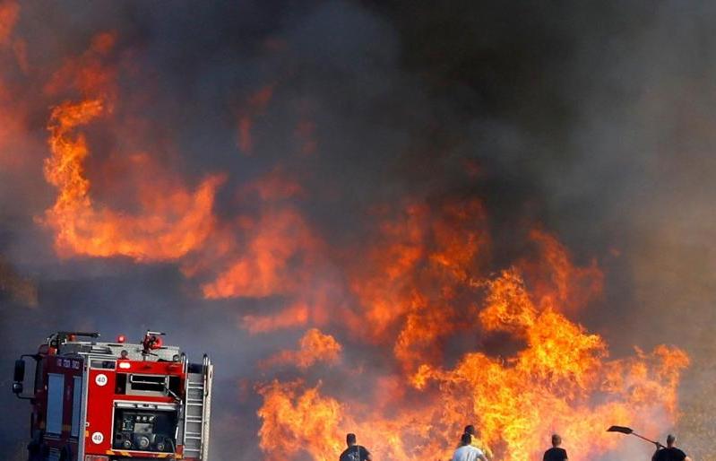 العراق: قوات الحشد الشعبي تخمد حرائق كبيرة نشبت غربي نينوى