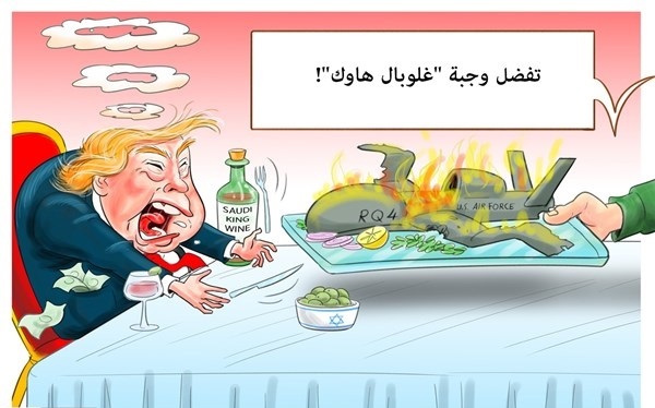 کاریکاتیر / رد إيران على أمريكا