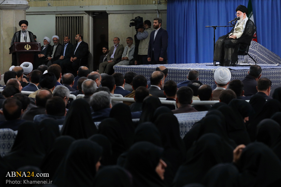 “El presidente del poder judicial iraní visitó al Líder Supremo de la República Islámica”