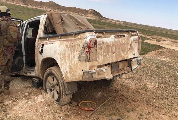 "عجلة مفخخة" كاد الارهابيون يفجرونها اليوم في الرمادي