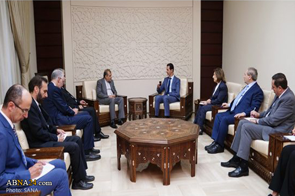 Iranian official meets with Syrian President
