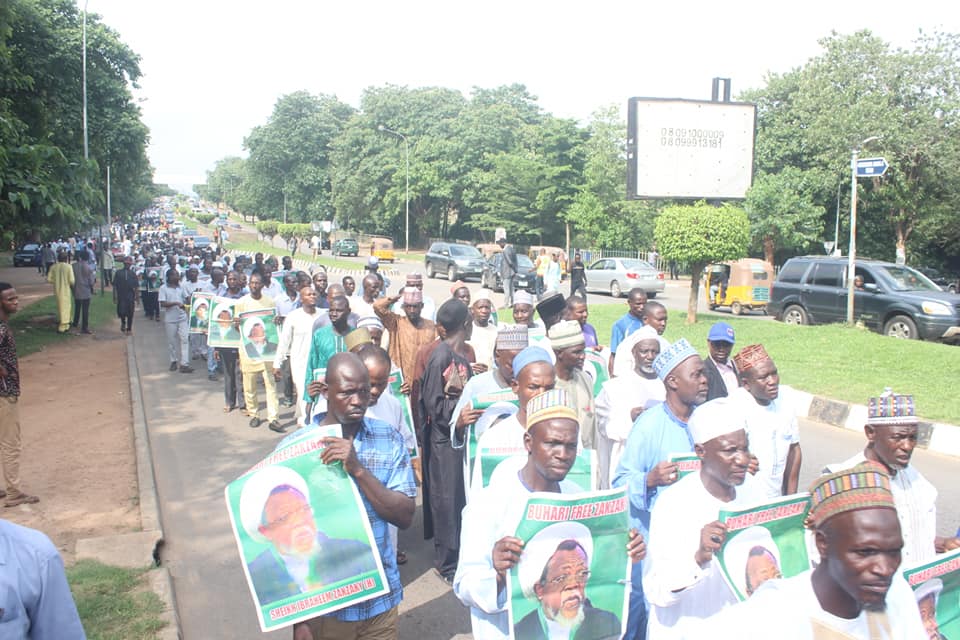 Photos: Massive Free Zakzaky protest held in Abuja