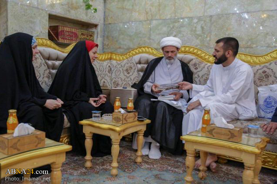 Brazilian state television visits Imam Ali (AS) Holy Shrine (+Photos)