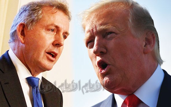 ترامب يهاجم "السفير البريطاني" بعد تسريب مذكرات دبلوماسية تصف إدارته بالحمقاء