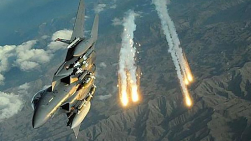 サウジアラビア主導連合軍が、イエメン・サアダ州を空爆