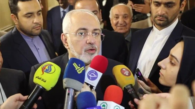 イラン外相、「アメリカはイランに対する経済テロをやめるべき」