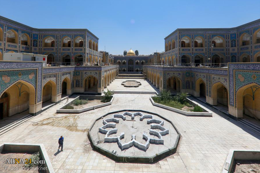 تقریر مصور/ تواصل العمل في مشروع صحن السيدة الزهراء (ع) 