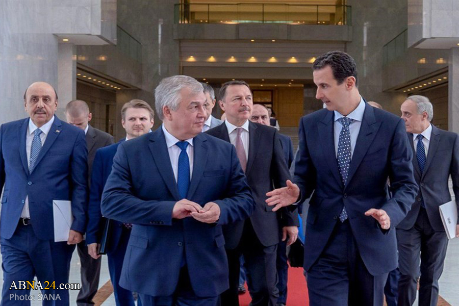 Syrian President meets Russian delegation