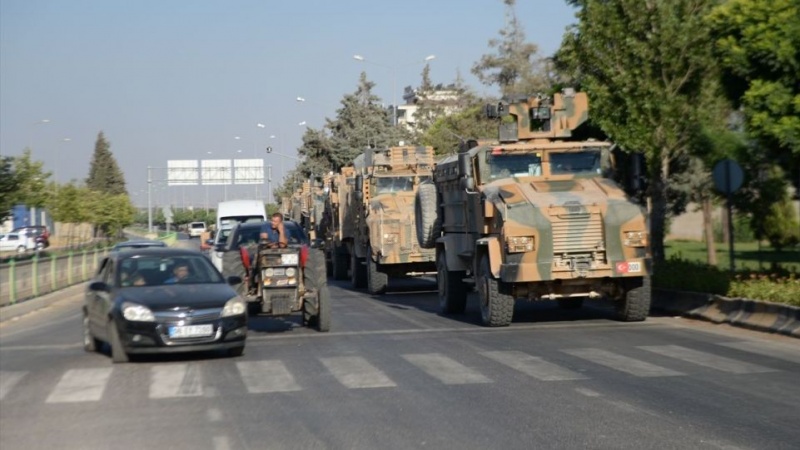  Suriye sınırına askeri sevkiyat