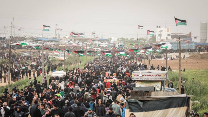 Warga Gaza Siap Ikuti Pawai Hak Kepulangan Palestina