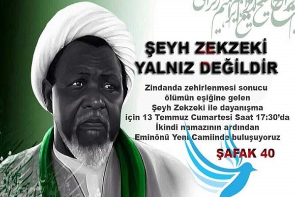 Za A Gudaar Da Gangamin Neman A Saki Sheikh Zakzaky A Turkiya