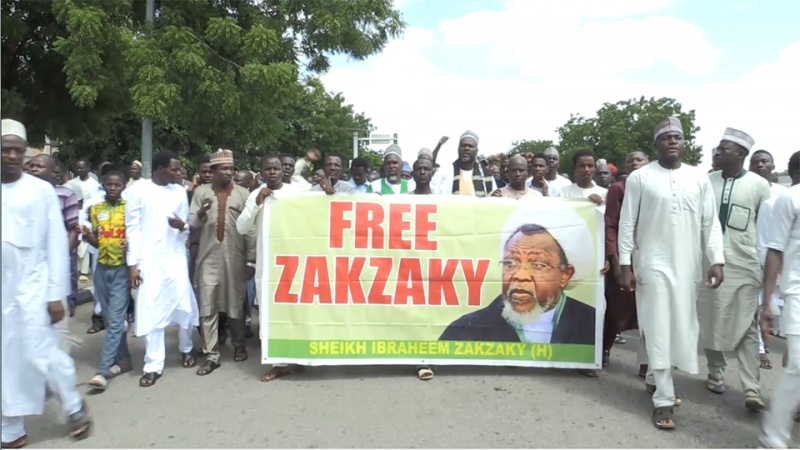 آیت اللہ ابراہیم زکزکی کی رہائی کے لیے پاکستان میں مظاہرہ