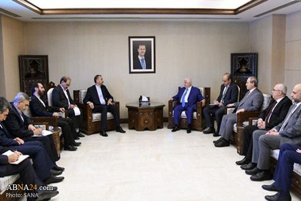 Iranian official, Syrian FM discuss strategic relations between Damascus, Tehran