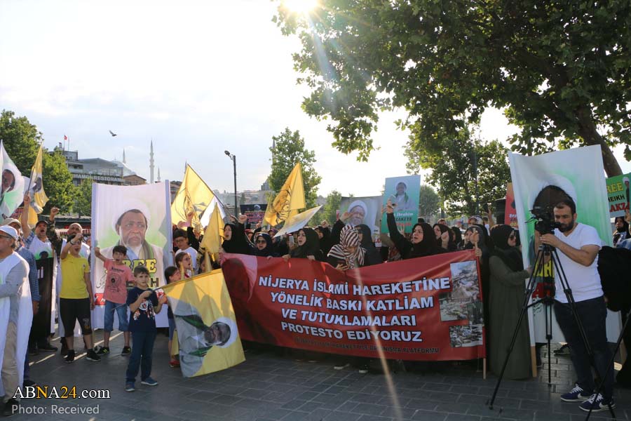 Daan-daang mga Mamamayang Turkish sa Istanbul ang hinihiling na Palayain si Syaikh Zakzaky 