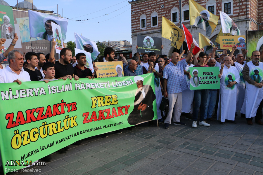 Ratusan Warga Turki di Istanbul Tuntut Pembebasan Syaikh Zakzaky