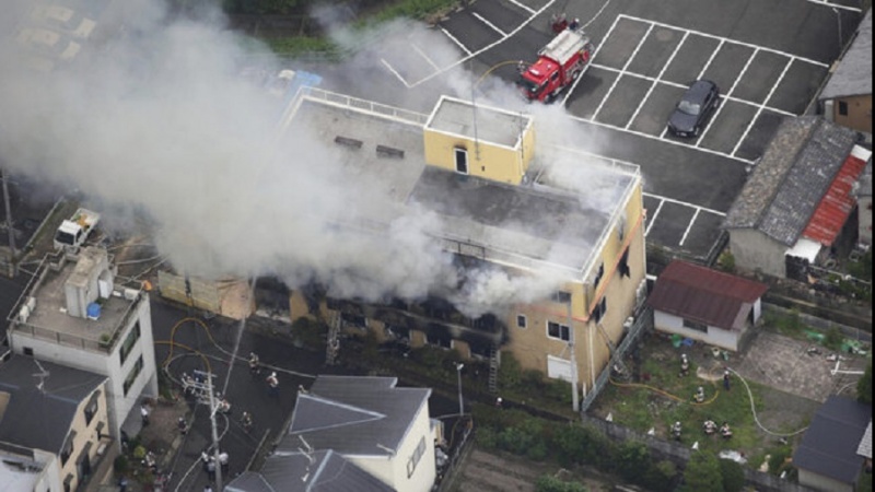 アニメ会社で放火 24人死亡 京都