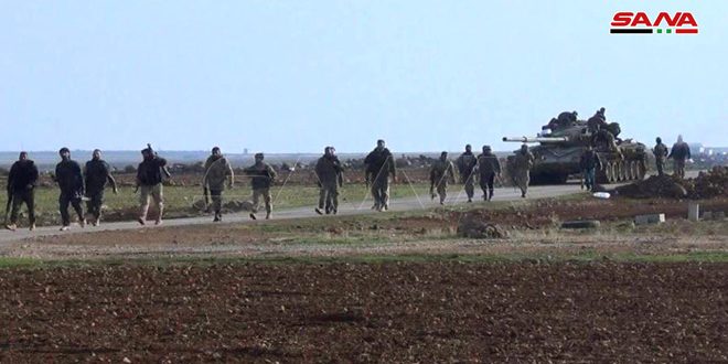 L’armée repousse une attaque terroriste sur l’axe du village de Qassabya dans la banlieue sud d’Idleb