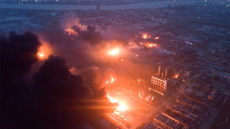 Cina, esplosione in impianto chimico; morti