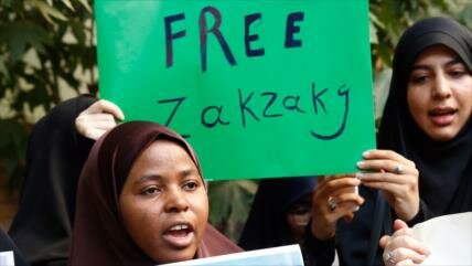 Ils projettent des messages pour demander la libération d'Al-Zakzaky à Londres 