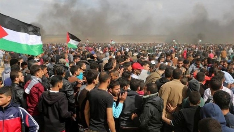 فلسطینیوں کے حق واپسی مارچ پر حملہ، 36 زخمی