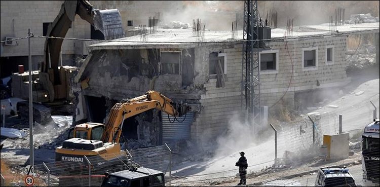 ۱۶۰ فلسطینی مکانات کی مسماری، صہیونی استبداد کا ایک اور ظالمانہ اقدام
