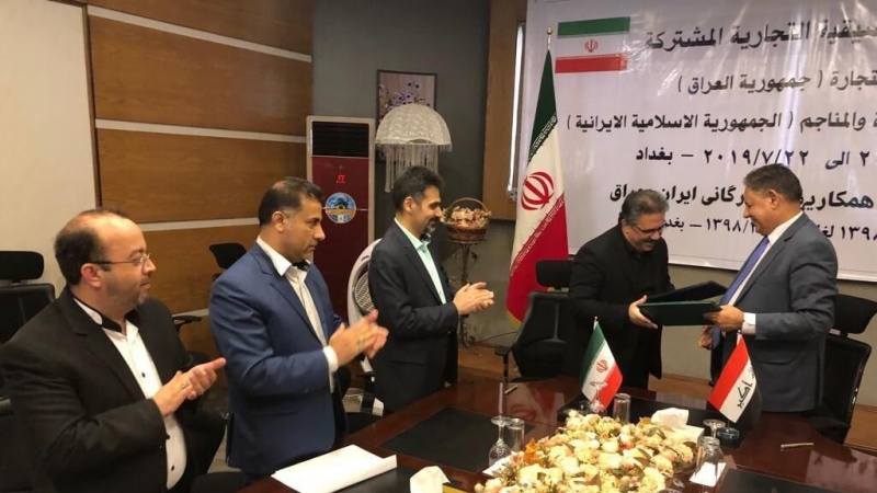 ایران اور عراق کے درمیان تجارتی لین دین کے فروغ کا سمجھوتہ